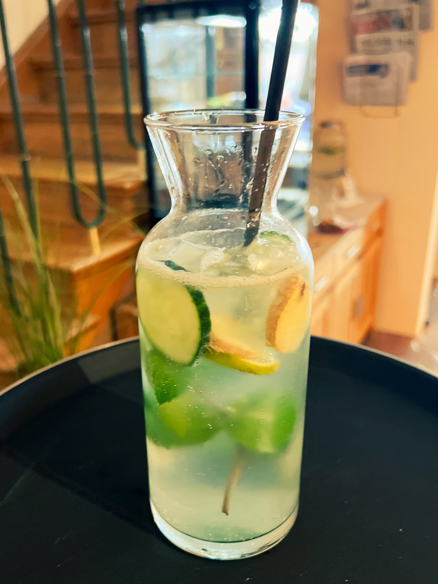 Limonade Gurke Limette Ingwer