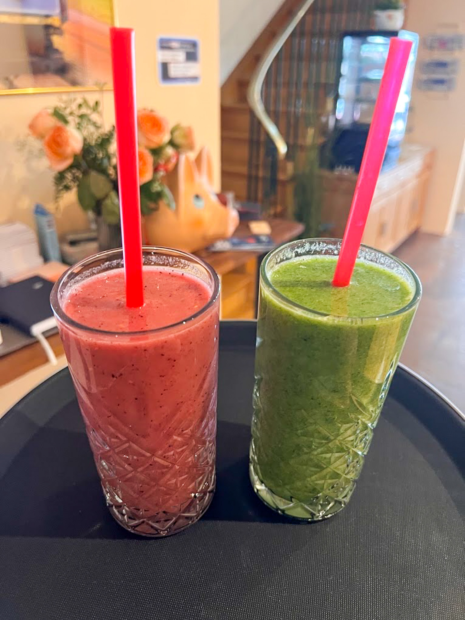 Strawberry Split & Green Machine